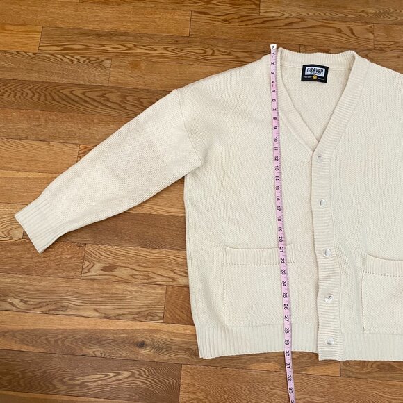 Graver of Anaheim Oversized Smiley Face Cardigan Sweater - Picture 4 of 9